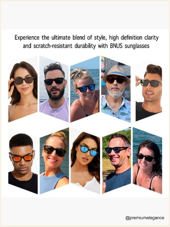 Scratch-Resistant Polarized Sunglasses for Men, Driving UV Protection main image 7